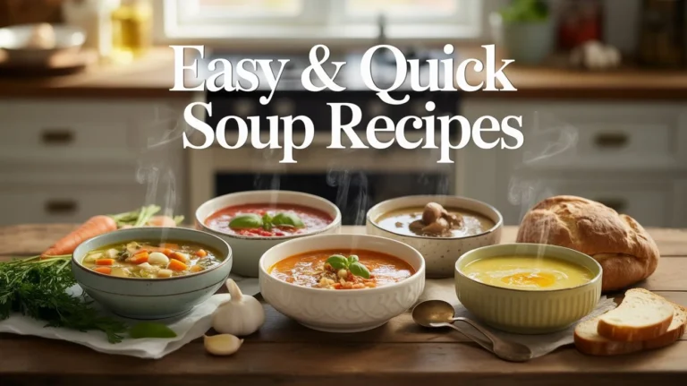Soup recipes easy and quick