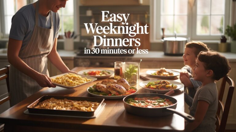 Easy weeknight dinners for family